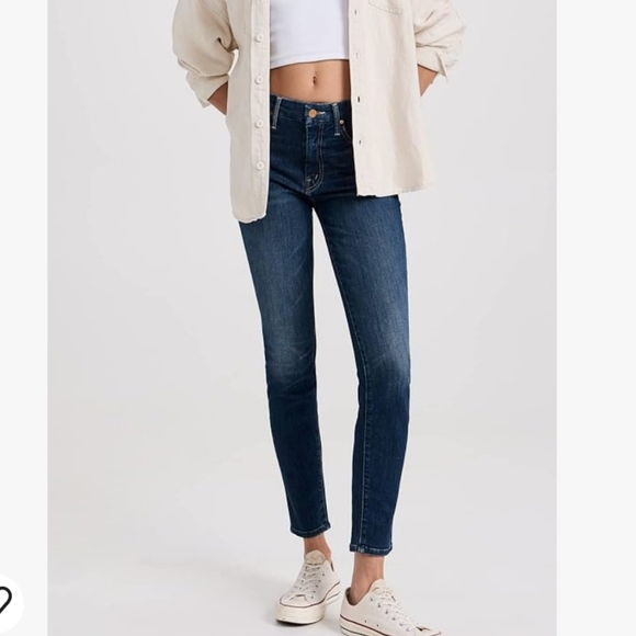 MOTHER Women's High Waisted Looker Skinny Jeans - Picture 13 of 13